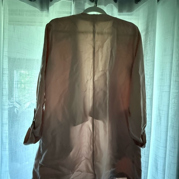 [M] Dusty Rose Dalia Open Front Jacket - Picture 7 of 7